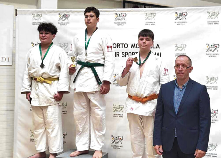 Dziudo turnyre Šilutėje – 8 medaliai