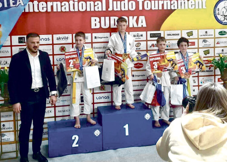 Didžiausiame Lietuvoje dziudo turnyre – visų prabų medaliai