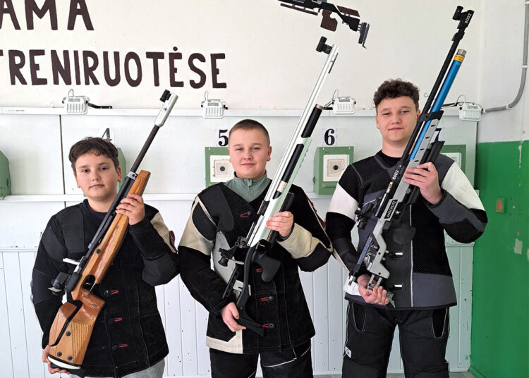 Lietuvos vaikų sportinio šaudymo čempionate iškovojo bronzą