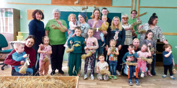 Edukacijoje – paukščiai iš šieno