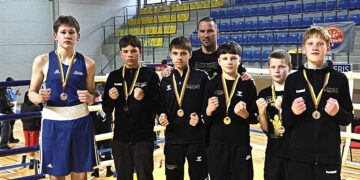Jaunučių bokso čempionate – šeši medaliai