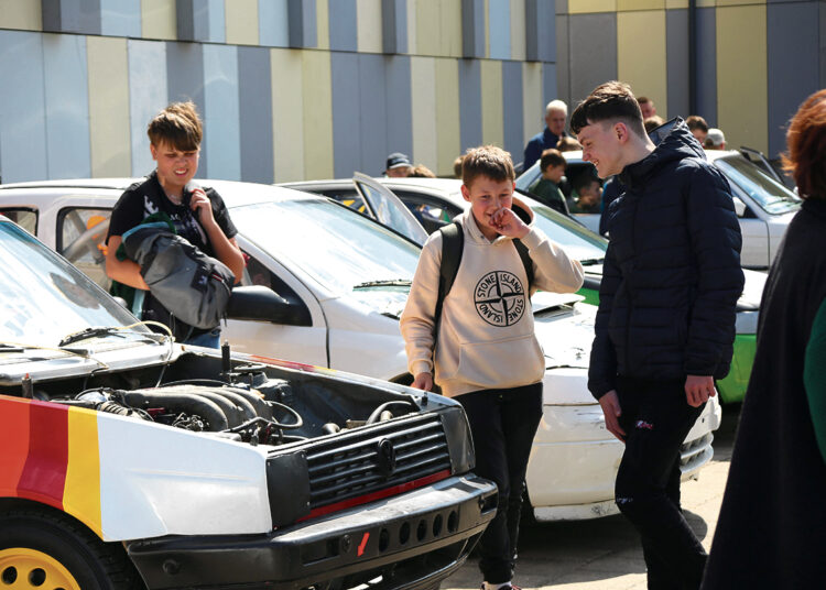 Moksleiviams – interaktyvi autokroso sporto pamoka