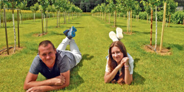 Darbštumu kuriamas šeimos sodas