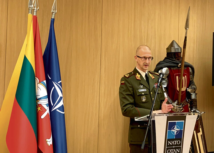 NATO tarptautiniam kariniam štabui vadovaus Vabalninko krašto sūnus