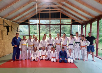 Atidaryta dziudo lauko salė