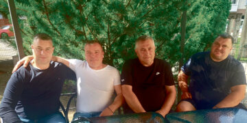 Linkėjimai iš karo zonos ir dėkingumas