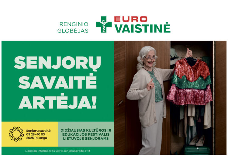 „Eurovaistinė“ kviečia dalyvauti festivalyje „Senjorų savaitė“ Palangoje!