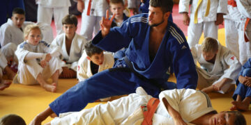 Biržuose vyksta didelė dziudo stovykla