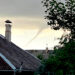 Džiugi žinia: tornado rankovė žemės nepasiekė
