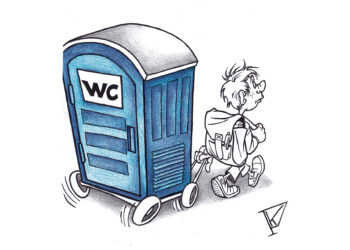 Ugdymo šventovėje – sovietinės tupyklos