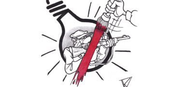 Kai ginklu tampa ir kaimynų pašto dėžutė