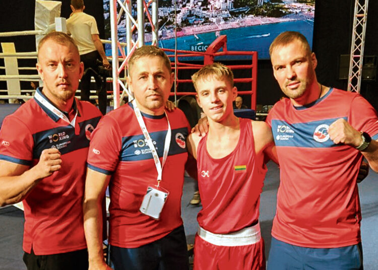 Kovoja Europos jaunučių bokso čempionate