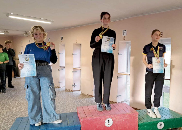 Tapo Lietuvos jaunių sportinio šaudymo čempione