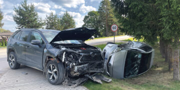 Laimingai pasibaigęs autoįvykis