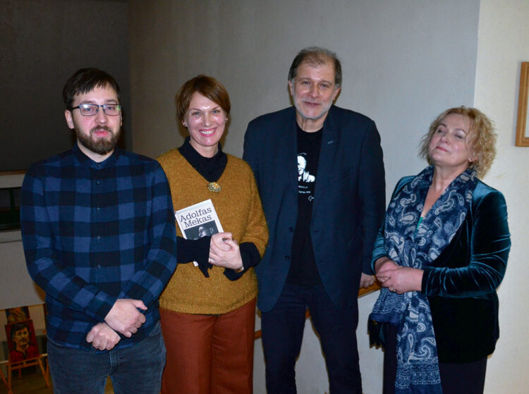 Renginio sumanytojai ir dalyviai: Tadas Verkelis, Indra Drevinskaitė, Darius Kuolys, Nijolė Daujotytė. Nuotr. Petro Gudo