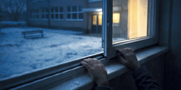 Nenorėjo važiuoti namo ir pasislėpė mokykloje