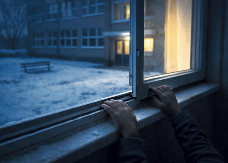 Nenorėjo važiuoti namo ir pasislėpė mokykloje