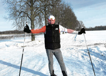 Įsirengė slidžių trasą, kuri atvira visiems