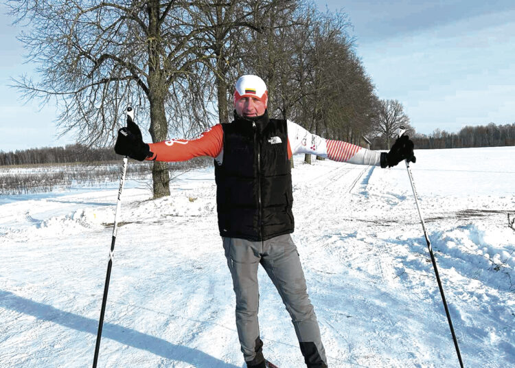 Įsirengė slidžių trasą, kuri atvira visiems