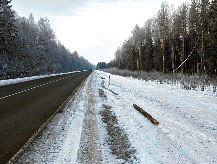 Rąstus patraukti padėjo kelių džentelmenai