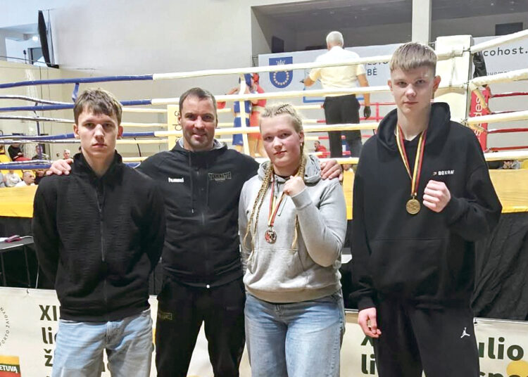 Prizinės vietos jaunimo bokso čempionate