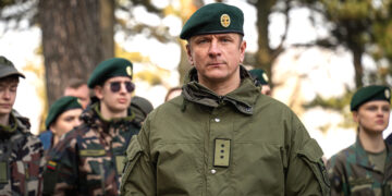 Šaulių kuopa perduota naujam vadui