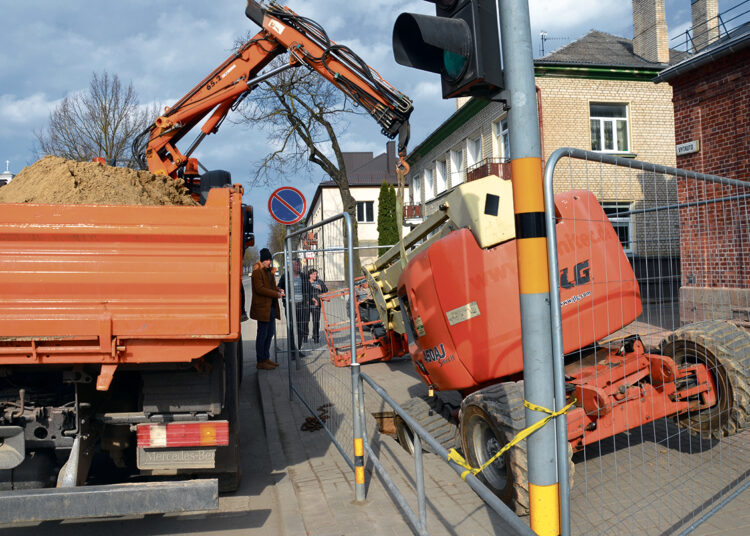 Lūžis miesto centre