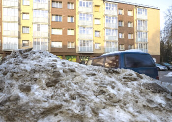 Kodėl dalyje gatvių neišvežtas sniegas?