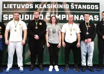 Štangos spaudimo čempionate – aibė medalių