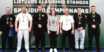 Štangos spaudimo čempionate – aibė medalių