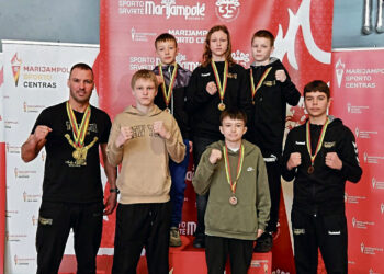 Jaunučių bokso čempionate iškovoti trys aukso medaliai