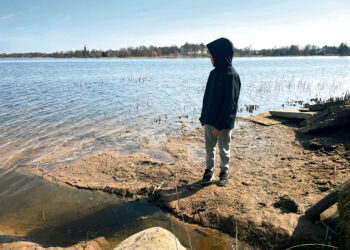 Stebino nusekęs ežero vanduo