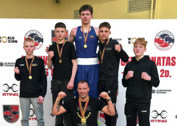 Trys Lietuvos jaunių bokso čempionai