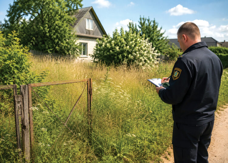 Baus netvarkingų sklypų savininkus