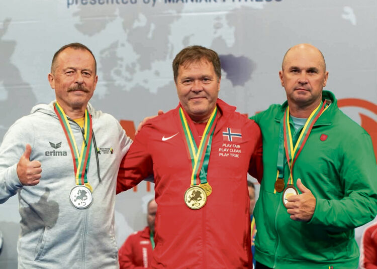 Europos čempionate iškovojo bronzos medalį