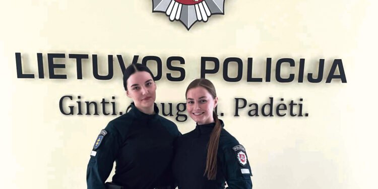Jaunos policijos pareigūnės tarnyba nenusivylė
