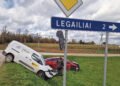 Į avariją pateko paštininkės vairuojamas automobilis