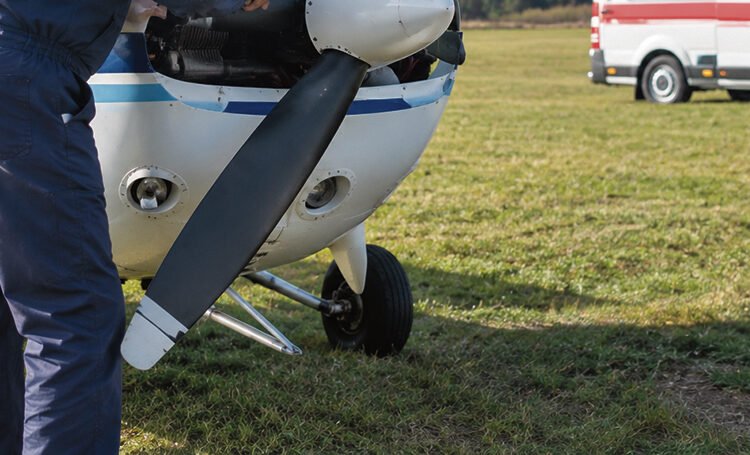 Nelaimė Biržų aeroklube